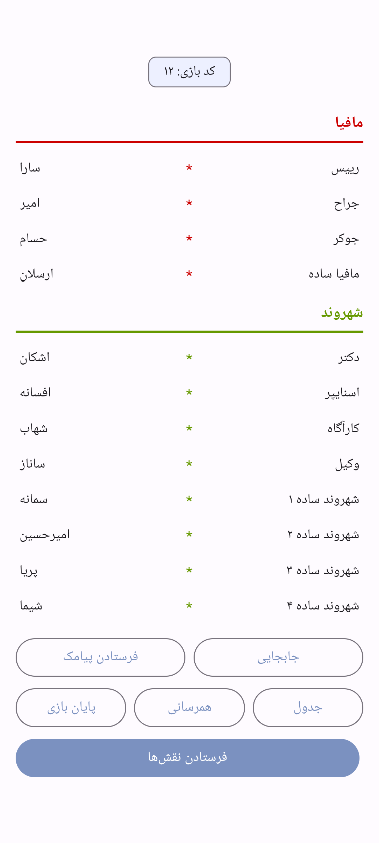نقش‌ها